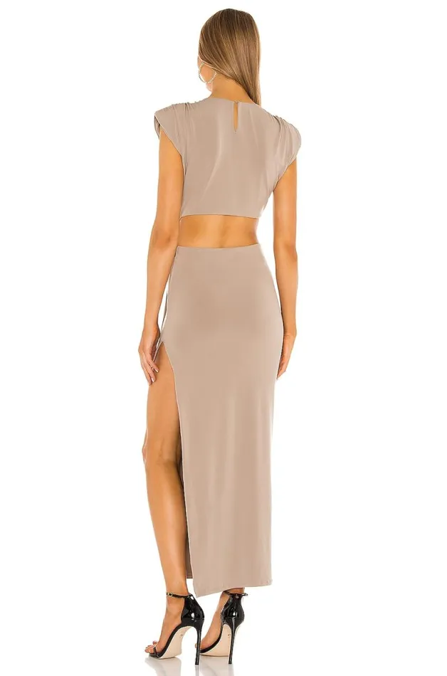 Encore Dress Taupe Women Lovers and Friends Dresses