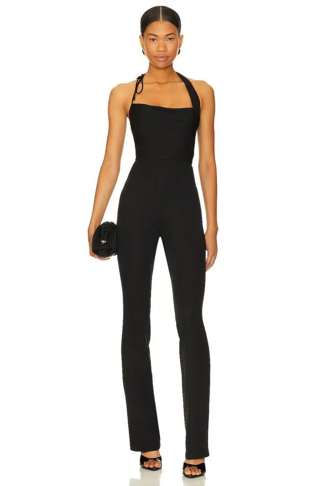 Esme Jumpsuit Black Women Lovers and Friends Jumpsuits