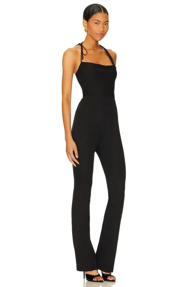 Esme Jumpsuit Black Women Lovers and Friends Jumpsuits