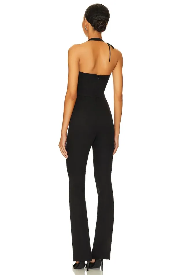 Esme Jumpsuit Black Women Lovers and Friends Jumpsuits