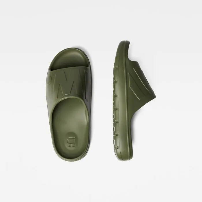 Footwear Men GStar RAW D Staq Tonal Slides Combat