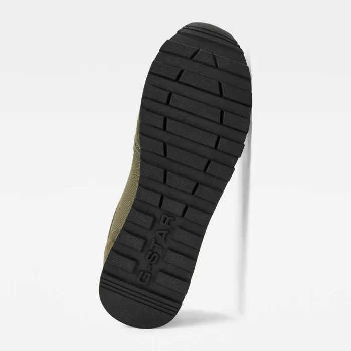 Footwear Men GStar RAW Track III Coated Canvas Tonal Sneakers Combat