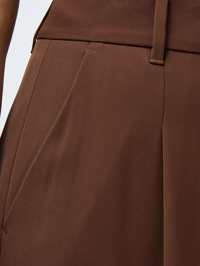 French Connection Harrie Tailored Trousers Chocolate Woman Trousers