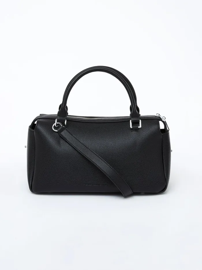 French Connection Jeenna X Textured Bowling Bag Textured Black Woman Bags and Purses French Connection Jeenna X Textured Bowling Bag Textured Black Woman Bags and Purses