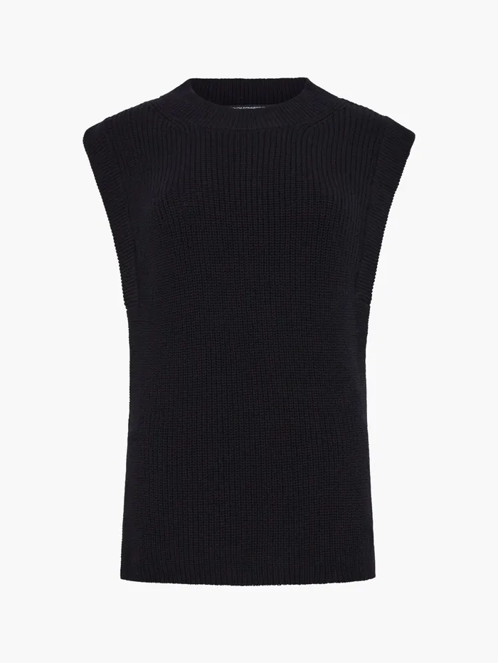 French Connection Lottie Hardware Tabard Blackout Woman Jumpers and Cardigans