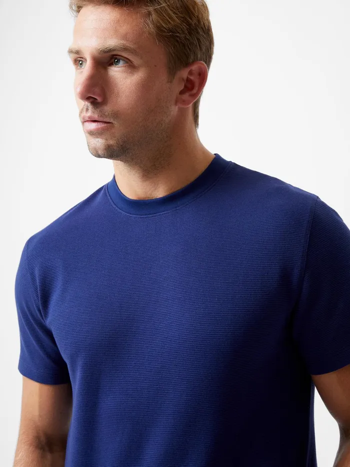 French Connection Ottoman Crew Neck TShirt Marine Man TShirts and Polo Shirts French Connection Ottoman Crew Neck TShirt Marine Man TShirts and Polo Shirts