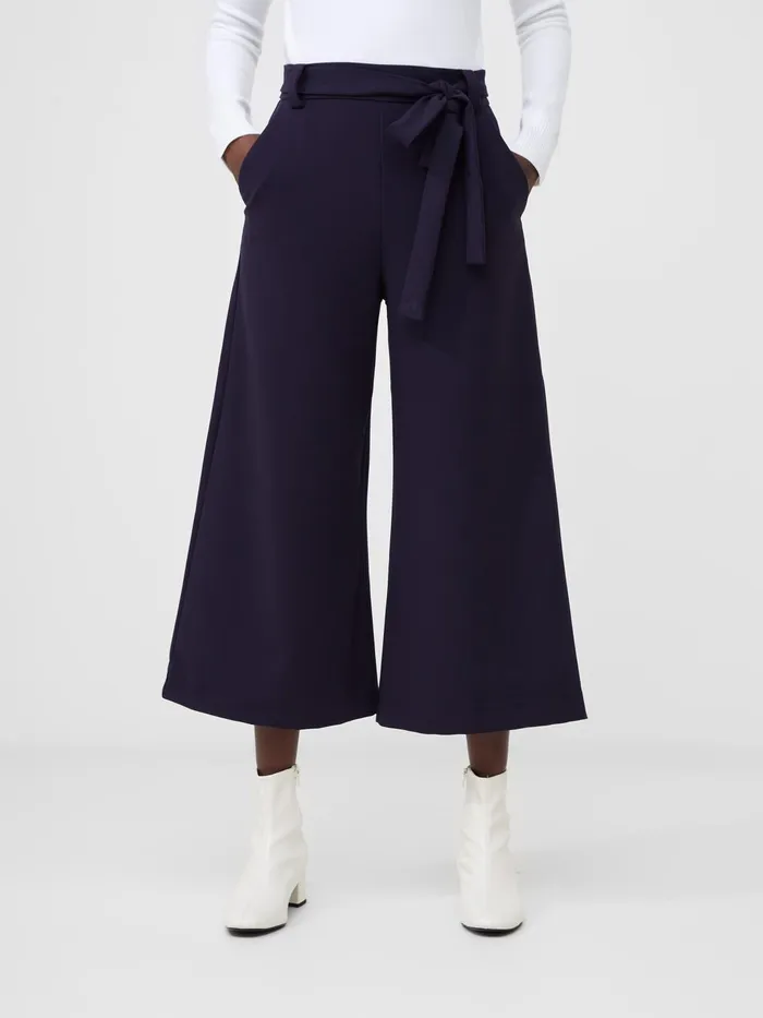 French Connection Whisper Belted Culottes Woman Trousers