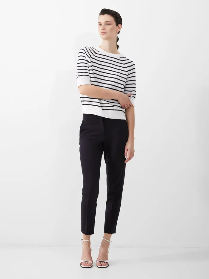 French Connection Whisper Ruth Tailored Trousers Utility Blue Woman Trousers