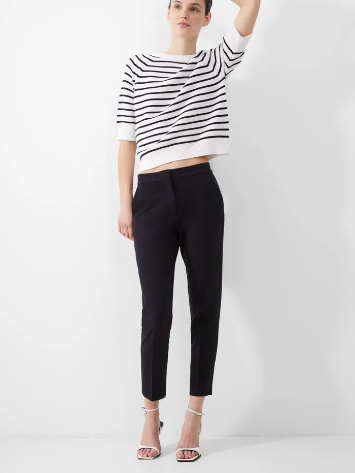 French Connection Whisper Ruth Tailored Trousers Utility Blue Woman Trousers