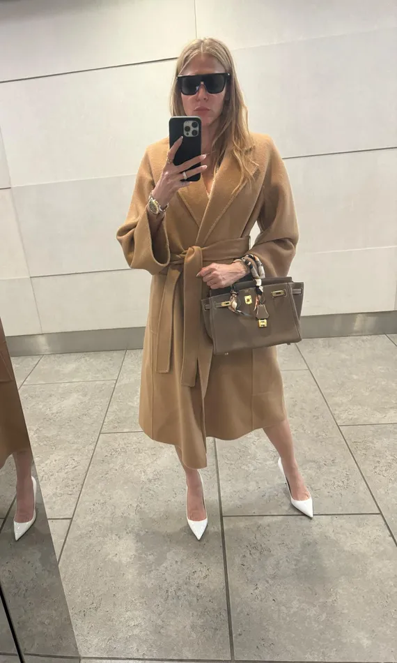 Generation Love Clothing Grayson Wool Coat Camel Women Outerwear