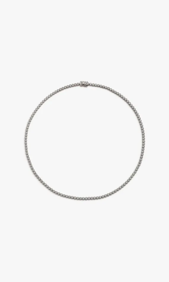 Generation Love Clothing Tresor Bezel Tennis Necklace 354 Carats White Gold Women Fine Jewelry Generation Love Clothing Tresor Bezel Tennis Necklace 354 Carats White Gold Women Fine Jewelry