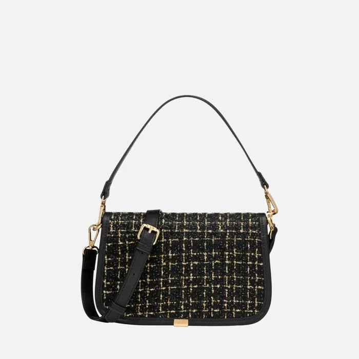 Geox Bags GARDINIA WOMAN BlackGold Handbag Blackgold 8211 Woman