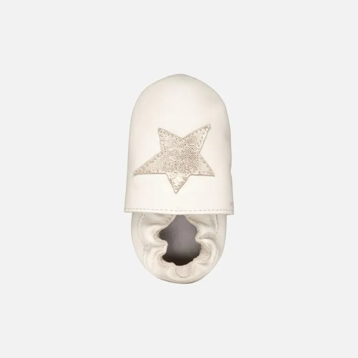 Geox First Steps GLOVIEDOO BABY Light IvoryPlatinum Laceless Sneakers Light Ivoryplatinum 8211 Kids