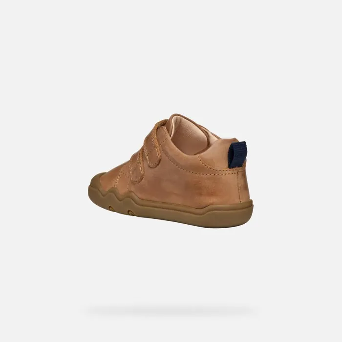 Geox First Steps STEPPIEUP BABY Cognac Barefoot Cognac 8211 Kids