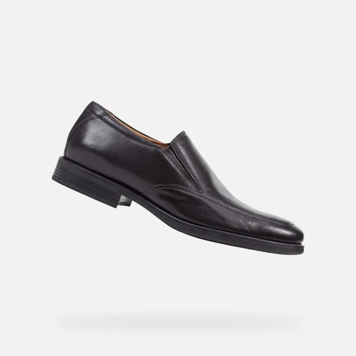 Geox Formal Shoes FEDERICO Men039s Black Leather Shoes Geox Black 8211 Man