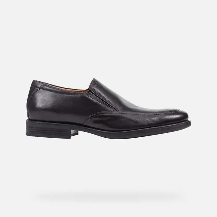 Geox Formal Shoes FEDERICO Men039s Black Leather Shoes Geox Black 8211 Man