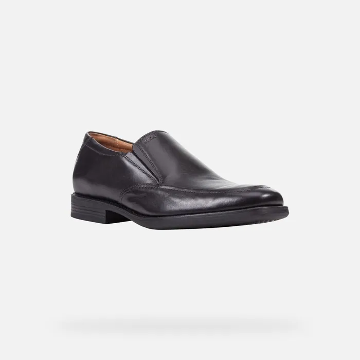 Geox Formal Shoes FEDERICO Men039s Black Leather Shoes Geox Black 8211 Man