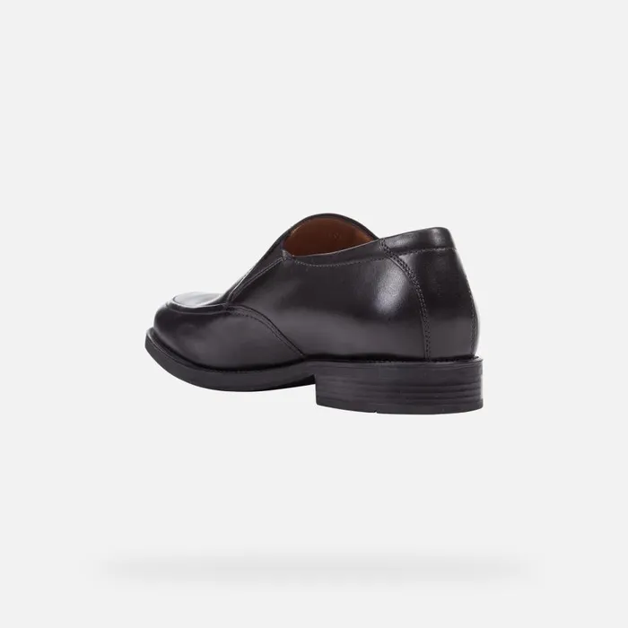 Geox Formal Shoes FEDERICO Men039s Black Leather Shoes Geox Black 8211 Man