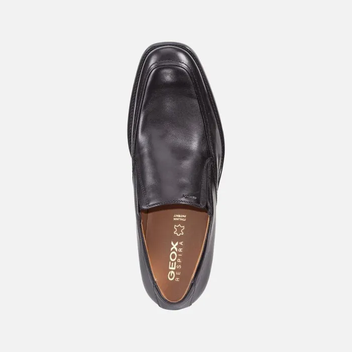 Geox Formal Shoes FEDERICO Men039s Black Leather Shoes Geox Black 8211 Man