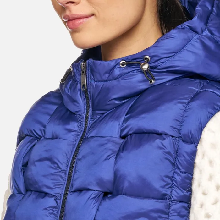 Geox Jackets DIAMOND WOMAN Sodalite Blue Sleeveless Sodalite Blue 8211 Woman