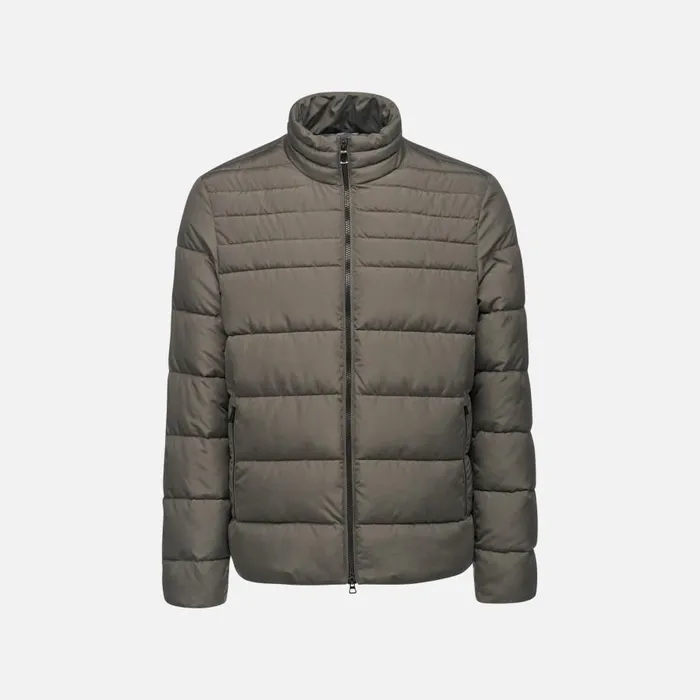 Geox Jackets MAGNETE MAN Deep Grape Leaf Quilted Jacket Deep Grape Leaf 8211 Man Geox Jackets MAGNETE MAN Deep Grape Leaf Quilted Jacket Deep Grape Leaf 8211 Man