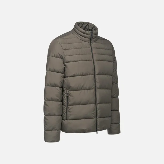 Geox Jackets MAGNETE MAN Deep Grape Leaf Quilted Jacket Deep Grape Leaf 8211 Man