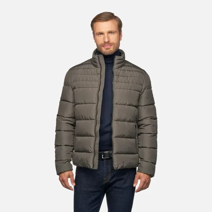 Geox Jackets MAGNETE MAN Deep Grape Leaf Quilted Jacket Deep Grape Leaf 8211 Man