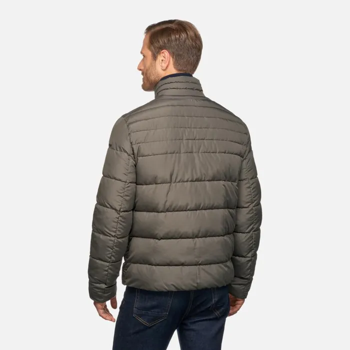 Geox Jackets MAGNETE MAN Deep Grape Leaf Quilted Jacket Deep Grape Leaf 8211 Man