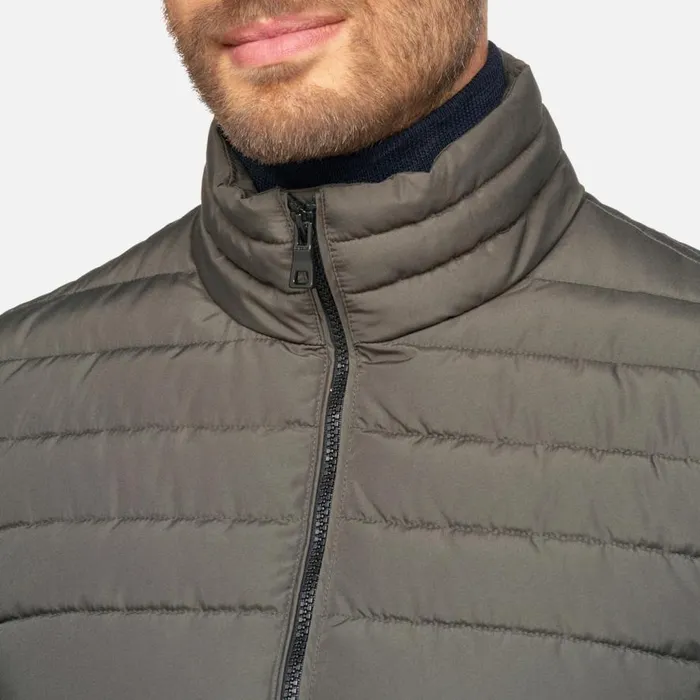 Geox Jackets MAGNETE MAN Deep Grape Leaf Quilted Jacket Deep Grape Leaf 8211 Man