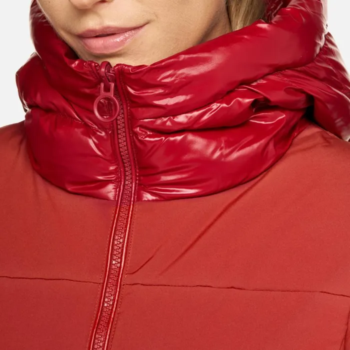 Geox Jackets SPHERICA WOMAN Dark RedDark Red Reversible Jacket Dark Reddark Red 8211 Woman