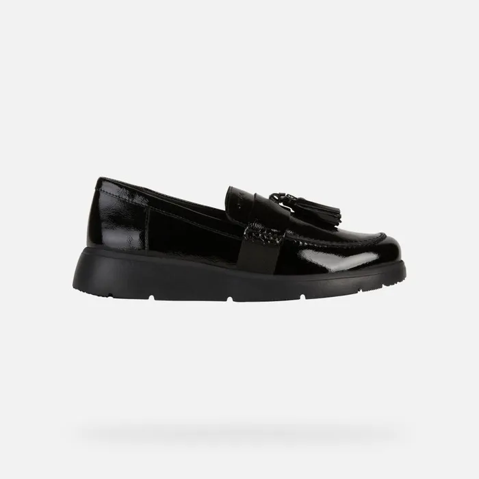 Geox Loafers ARLARA A Leather Loafers Black Woman Geox Black 8211 Woman