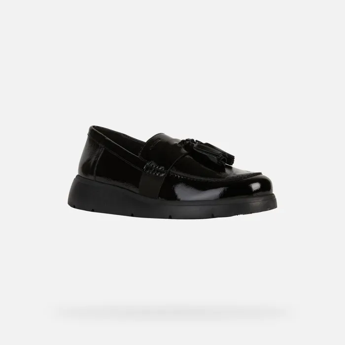 Geox Loafers ARLARA A Leather Loafers Black Woman Geox Black 8211 Woman