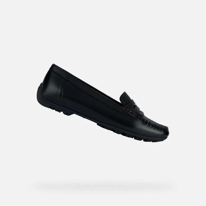 Geox Loafers KOSMOPOLIS GRIP Women039s Black Leather Loafers Geox Black 8211 Woman Geox Loafers KOSMOPOLIS GRIP Women039s Black Leather Loafers Geox Black 8211 Woman