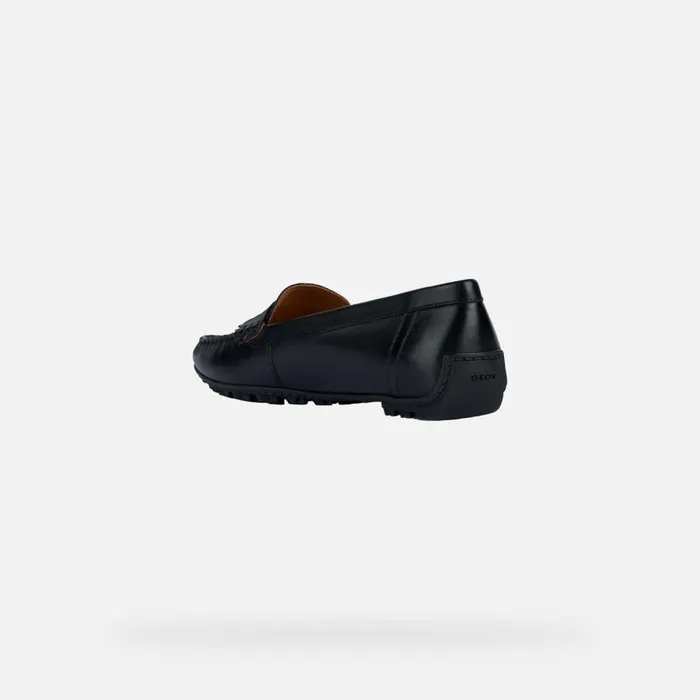 Geox Loafers KOSMOPOLIS GRIP Women039s Black Leather Loafers Geox Black 8211 Woman