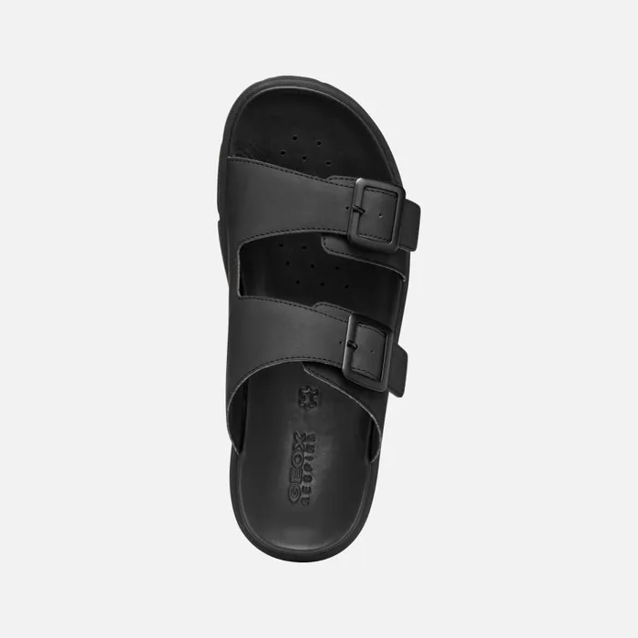 Geox Mules And Slippers XAND 2S MAN Black Slides Shoes Black 8211 Man