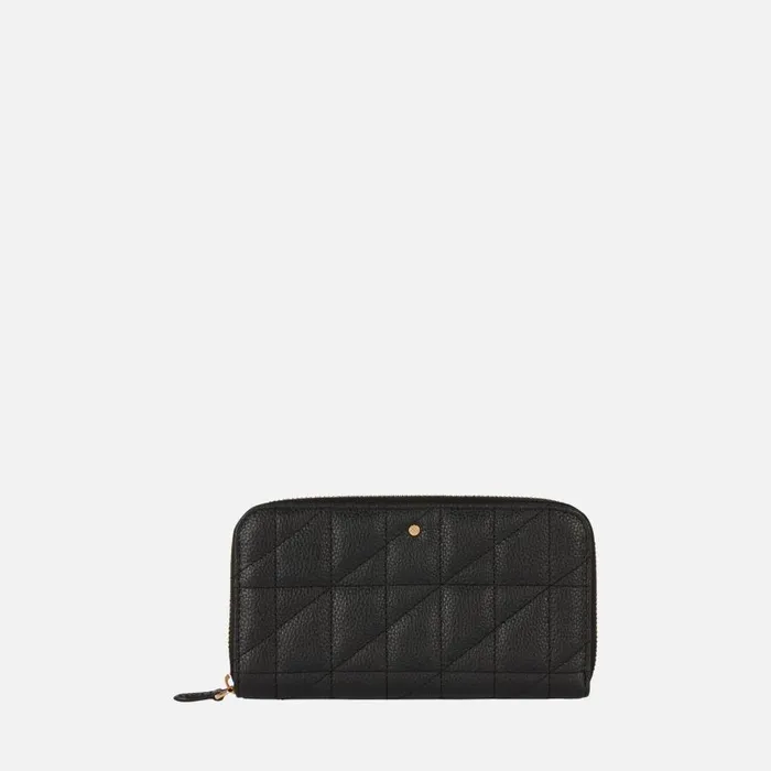 Geox Purses And Wallets WALLET WOMAN Black Wallet Black 8211 Woman