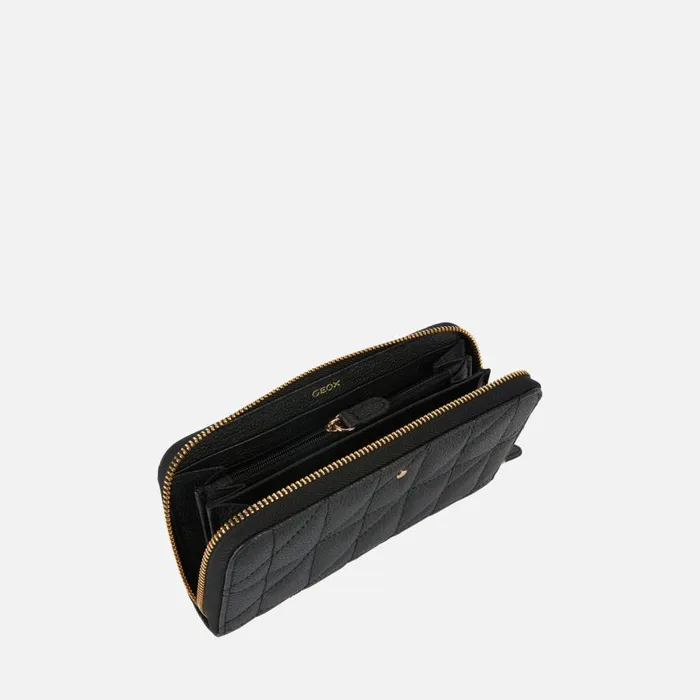 Geox Purses And Wallets WALLET WOMAN Black Wallet Black 8211 Woman