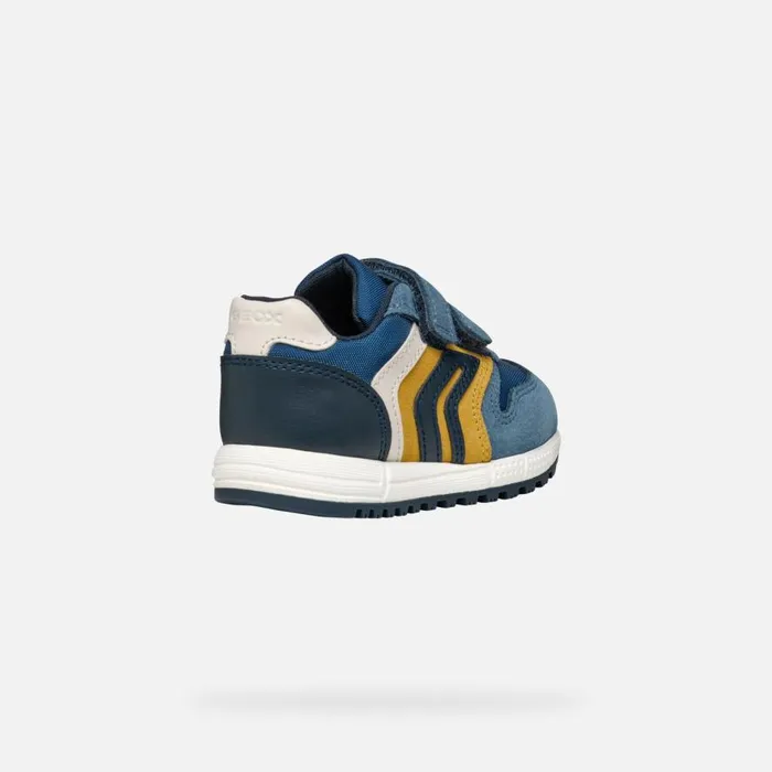 Geox Sneakers ALBEN BABY JeansOchreyellow Low Top Sneakers Jeansochreyellow 8211 Kids
