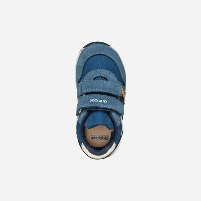 Geox Sneakers ALBEN BABY JeansOchreyellow Low Top Sneakers Jeansochreyellow 8211 Kids