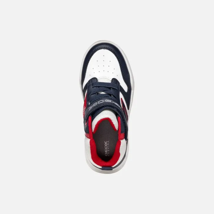 Geox Sneakers BUZZERLIGHT BOY NavyWhite High Top Sneakers Navywhite 8211 Kids