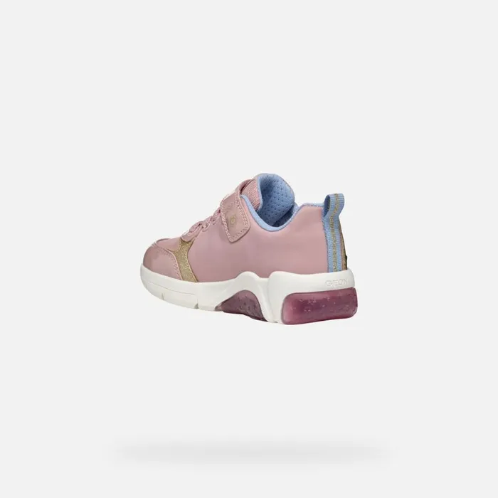 Geox Sneakers FADINLIGHT JUNIOR Light RosePlatinum Alice 8211 Disney Light Roseplatinum 8211 Kids