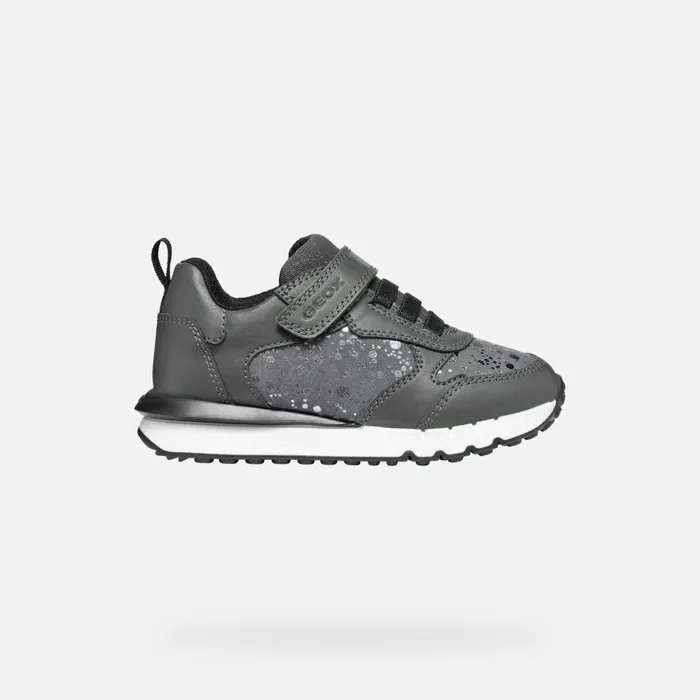 Geox Sneakers FASTICS GIRL Dark Grey Low Top Sneakers Dark Grey 8211 Kids