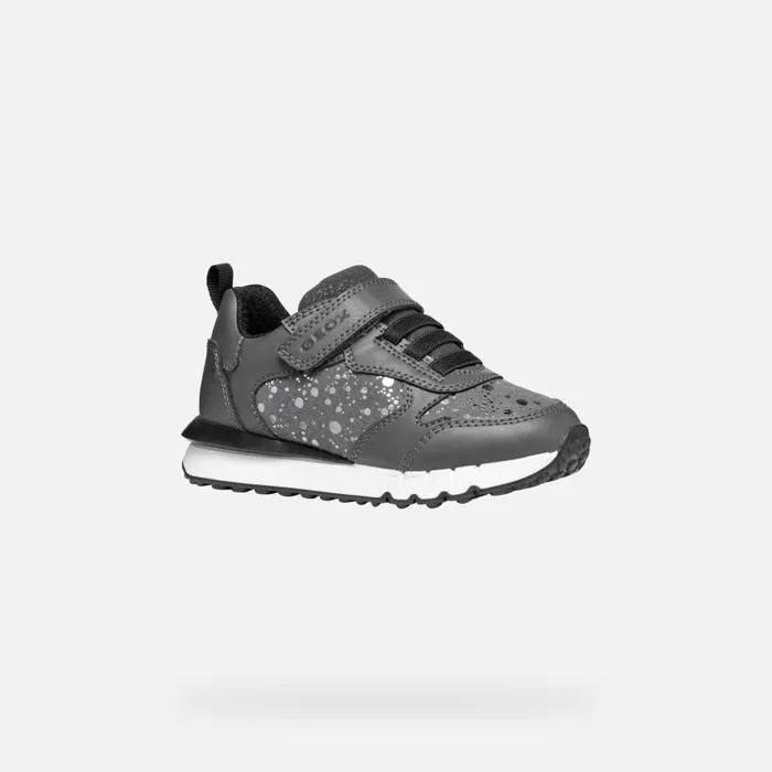 Geox Sneakers FASTICS GIRL Dark Grey Low Top Sneakers Dark Grey 8211 Kids