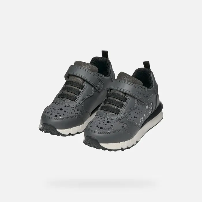Geox Sneakers FASTICS GIRL Dark Grey Low Top Sneakers Dark Grey 8211 Kids