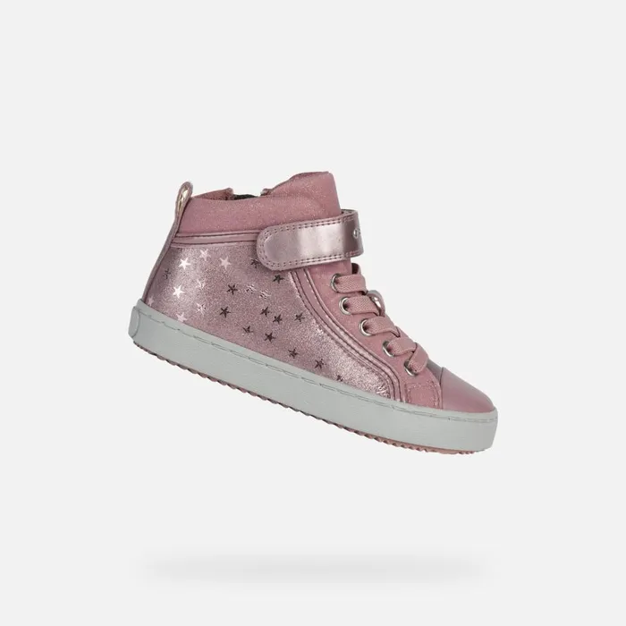 Geox Sneakers KALISPERA GIRL High Top Sneakers Pink Junior Girl Geox Dark Pink 8211 Kids Geox Sneakers KALISPERA GIRL High Top Sneakers Pink Junior Girl Geox Dark Pink 8211 Kids