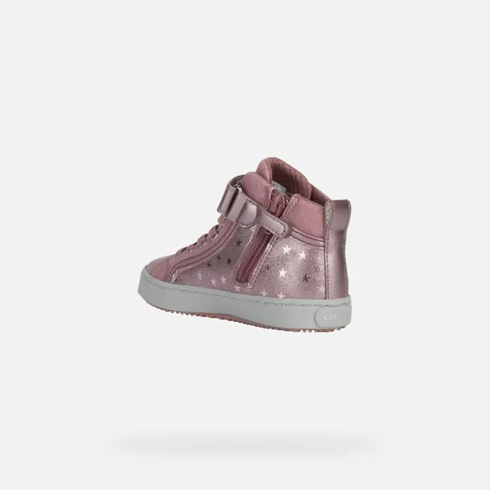 Geox Sneakers KALISPERA GIRL High Top Sneakers Pink Junior Girl Geox Dark Pink 8211 Kids