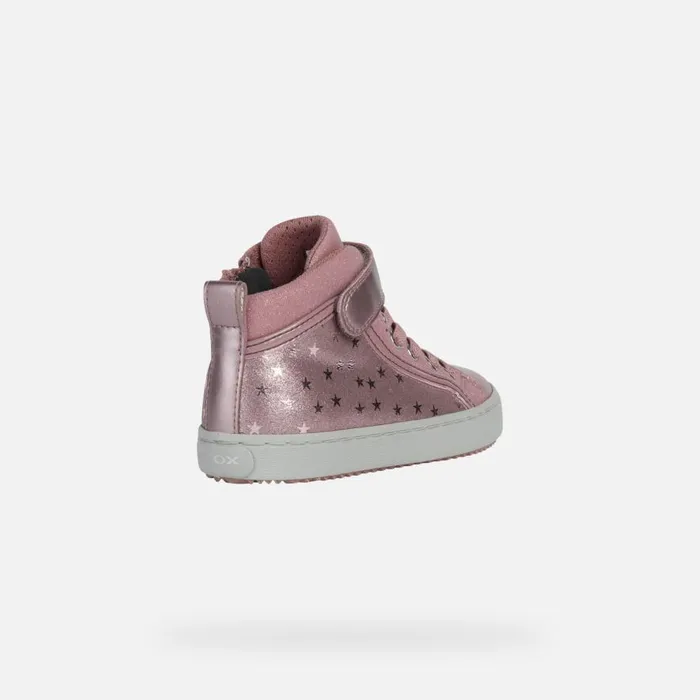Geox Sneakers KALISPERA GIRL High Top Sneakers Pink Junior Girl Geox Dark Pink 8211 Kids