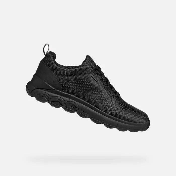 Geox Sneakers SPHERICA 4X4 ABX MAN Black Waterproof Trainers Black 8211 Man