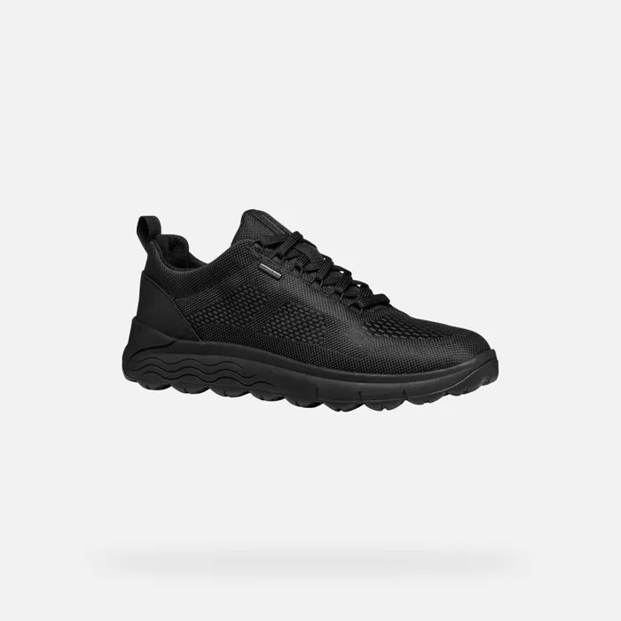 Geox Sneakers SPHERICA 4X4 ABX MAN Black Waterproof Trainers Black 8211 Man