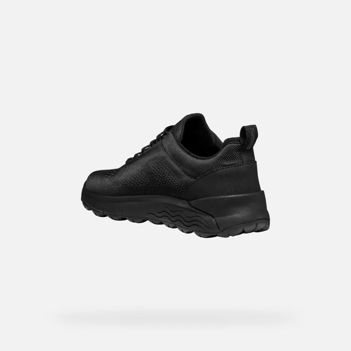 Geox Sneakers SPHERICA 4X4 ABX MAN Black Waterproof Trainers Black 8211 Man